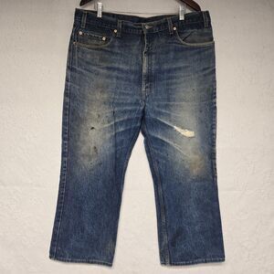 517 Levis Boot Cut Blue Jeans Mens 42 30 USA Made Y2K Vintage Western Country 00